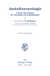 Produktbild: Anstaltsneurologie