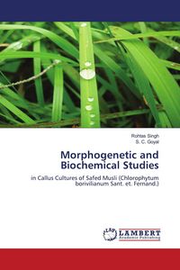 Produktbild: Morphogenetic and Biochemical Studies