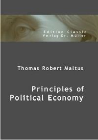 Produktbild: Malthus, T: Principles of Political Economy