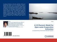 Produktbild: A 2-D Numeric Model for Open-water Evaporation Estimation