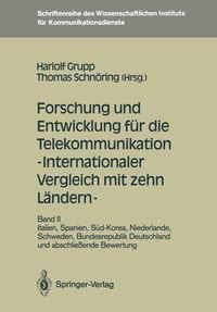 Produktbild: Forschung und Entwicklung f&uuml;r die Telekommunikation &mdash; Internationaler Vergleich mit zehn L&auml;ndern &mdash;
