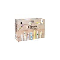 Produktbild: KREUL Candle Pen 6er Set Bee Happy, Kerzen verzieren und bemalen