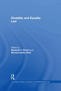 Produktbild: Disability and Equality Law