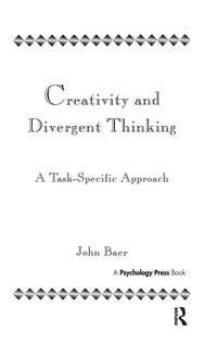 Produktbild: Creativity and Divergent Thinking