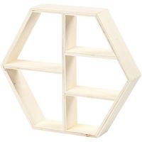 Produktbild: Creativ Company Holzregal, H 25 cm, T 5 cm, B 28,5 cm, 1 Stk