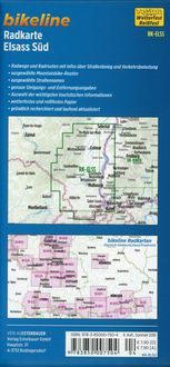 Bikeline Radkarte Elsass Süd