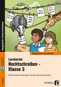 Produktbild: Lernkartei: Rechtschreiben - Klasse 3