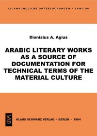 Produktbild: Arabic literary works as a source of documentation for technical terms of the material culture