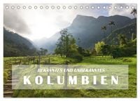 Produktbild: BEKANNTES UND UNBEKANNTES KOLUMBIEN (Tischkalender 2026 DIN A5 quer), CALVENDO Monatskalender