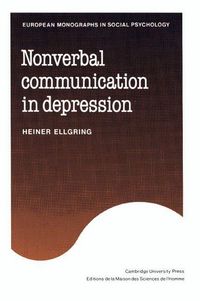 Produktbild: Non-Verbal Communication in Depression