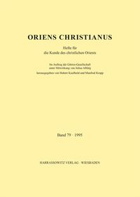 Produktbild: Oriens Christianus 79 (1995)