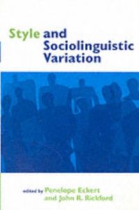 Produktbild: Style and Sociolinguistic Variation