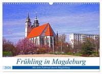 Produktbild: Fr&uuml;hling in Magdeburg (Wandkalender 2026 DIN A3 quer), CALVENDO Monatskalender
