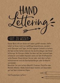 Handlettering Mixed Paper Block - Schwarz, Weiß, Kraftpapier - A6