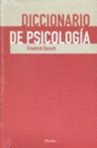Produktbild: Diccionario de psicolog&iacute;a
