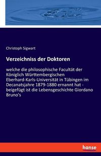 Produktbild: Verzeichniss der Doktoren