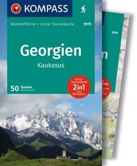 Produktbild: KOMPASS Wanderf&uuml;hrer Georgien, Kaukasus, 50 Touren mit Extra-Tourenkarte
