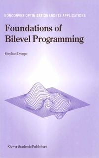 Produktbild: Foundations of Bilevel Programming