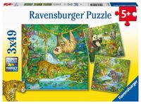Bild vom Artikel Puzzle Ravensburger Im Urwald 3 X 49 Teile vom Autor 