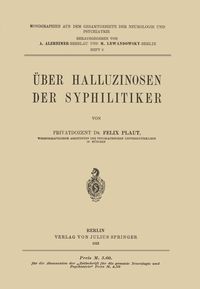 Produktbild: &Uuml;ber Halluzinosen der Syphilitiker
