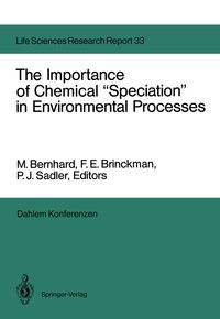Produktbild: The Importance of Chemical &ldquo;Speciation&rdquo; in Environmental Processes