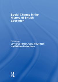 Produktbild: Social Change in the History of British Education