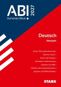 Produktbild: STARK Deutsch - Abi - Auf einen Blick! 2027 Hessen