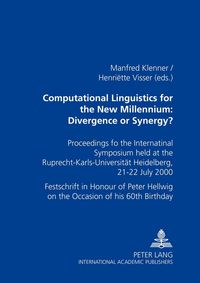 Produktbild: Computational Linguistics for the New Millennium: Divergence or Synergy?
