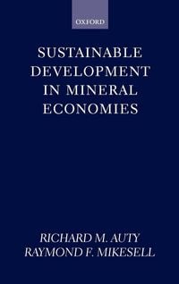 Produktbild: Sustainable Development in Mineral Economies