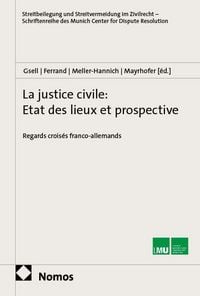 Produktbild: La justice civile: Etat des lieux et prospective