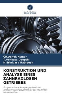 Produktbild: KONSTRUKTION UND ANALYSE EINES ZAHNRADLOSEN GETRIEBES