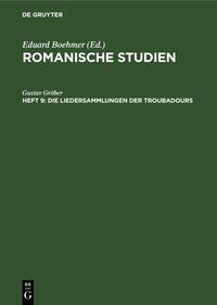 Produktbild: Die Liedersammlungen der Troubadours
