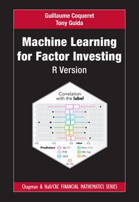 Produktbild: Coqueret, G: Machine Learning for Factor Investing: R Versio