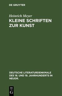 Produktbild: Kleine Schriften zur Kunst