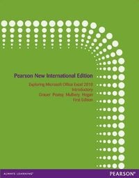 Produktbild: Grauer, R: Exploring Microsoft Office Excel 2010 Introductor