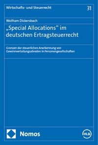 Produktbild: &bdquo;Special Allocations" im deutschen Ertragsteuerrecht