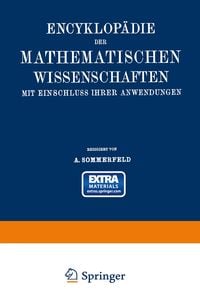 Produktbild: Encyklop&auml;die der mathematischen Wissenschaften mit Einschluss ihrer Anwendungen