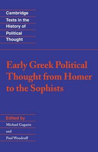 Produktbild: Early Greek Political Thought from Homer to the Sophists