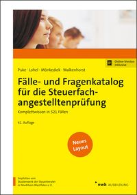 Produktbild: F&auml;lle- und Fragenkatalog f&uuml;r die Steuerfachangestelltenpr&uuml;fung