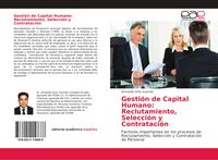 Produktbild: Gesti&oacute;n de Capital Humano: Reclutamiento, Selecci&oacute;n y Contrataci&oacute;n