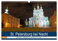 Produktbild: St. Petersburg bei Nacht (Wandkalender 2026 DIN A3 quer), CALVENDO Monatskalender