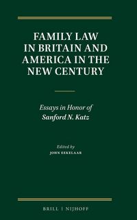 Produktbild: Family Law in Britain and America in the New Century