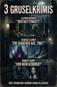 Produktbild: 3 Gruselkrimis: Der Rattengott / Ein Zauberer aus Tibet / Von wem geboren?