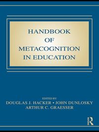 Produktbild: Handbook of Metacognition in Education