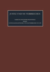 Produktbild: Justiz und NS-Verbrechen / Justiz und NS-Verbrechen. Band 1