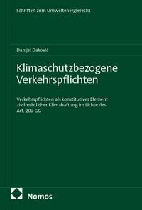 Produktbild: Klimaschutzbezogene Verkehrspflichten