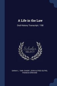 Produktbild: A Life in the Law