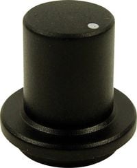 Produktbild: Cliff FCR7172 FCR7172 Drehknopf Schwarz (&Oslash; x H) 23mm x 17mm 1St.