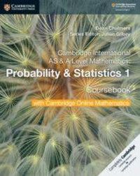 Produktbild: Cambridge International as & a Level Mathematics Probability & Statistics 1 Coursebook with Cambridge Online Mathematics (2 Years)