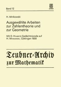 Produktbild: Ausgew&auml;hlte Arbeiten zur Zahlentheorie und zur Geometrie